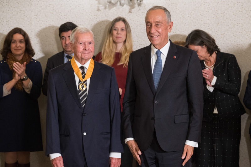 Professor Joaquim Quelhas dos Santos agraciado pelo Presidente da República